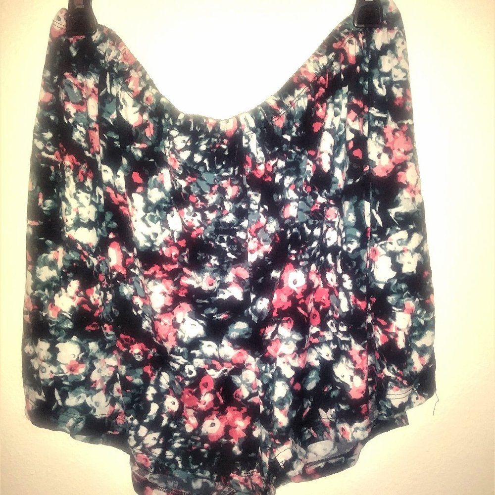 Floral Print Lounge Shorts